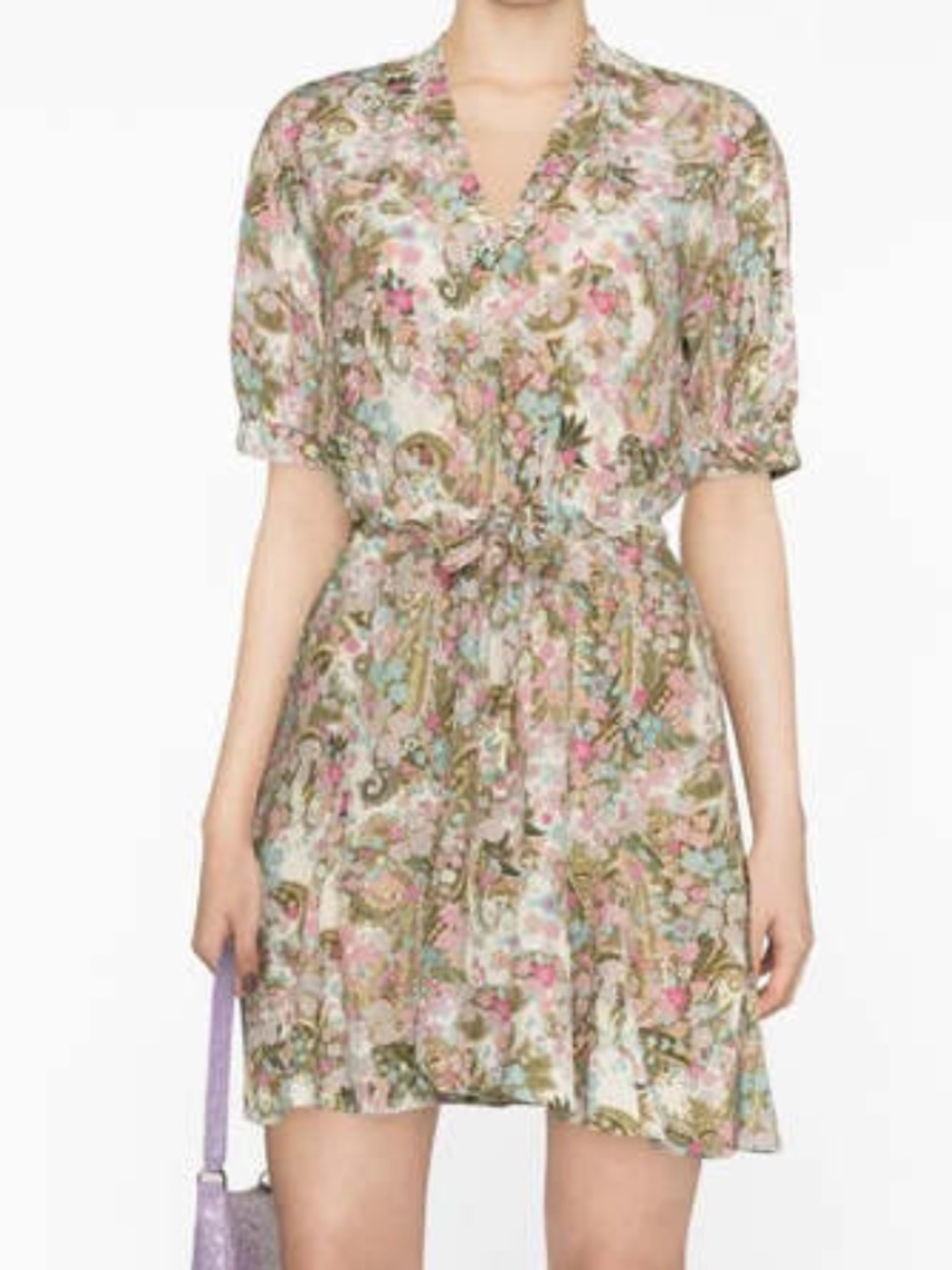 Zadig and Voltaire Yoko Floral-print Dress - size M